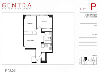 2 Bed 1 Bath