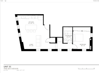 the floor plan of unit 16 the floor plan