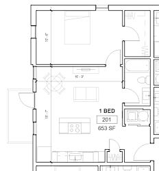 a floor plan of a small house