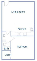 Floor Plan 1x1