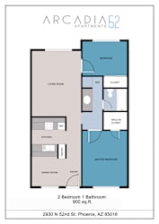 Floor Plan 2x1a