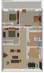 Floor Plan 3x2
