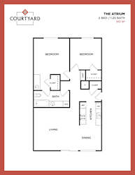 a floor plan of the apartment