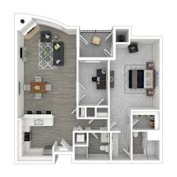 a1 floor plan  1 bedroom  119