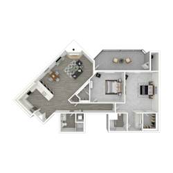 bedroom floor plan  apartments in the galleria apartment homes