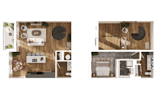 Acute Floor Plan at Parallel Apartments, Nebraska, 68106