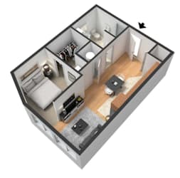 Grace Floor Plan at Centerline Apartments, Omaha, Nebraska