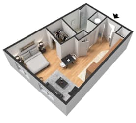 Susan Floor Plan at Centerline Apartments, Omaha, 68106