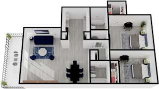 Floor Plan Barbaro - 2x3