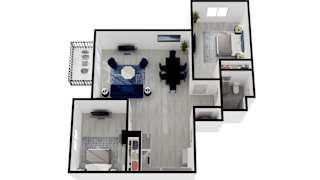 the floor plan of the 2100 sq ft home