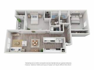 a floor plan of a house with a bedroom