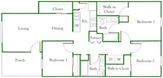 3 bedroom floorplan