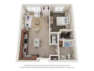 1 bed 1 bath S at The Landing at Amber Fields, Minnesota