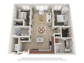 2 bed 2 bathroom at The Landing at Amber Fields, Rosemount, 55068