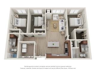 3 bed 2 bath R at The Landing at Amber Fields Apartments, Rosemount, 55068