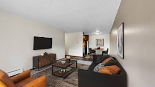 Spacious Living Room at Burnsville Parkway Apartments, Minnesota, 55337