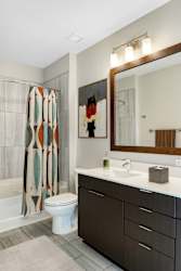 Spa Inspired Bathroom at Custom House, Saint Paul, Minnesota