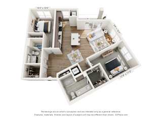 2 bed 2 bath K at Olivine Apartments, Victoria, MN, 55386