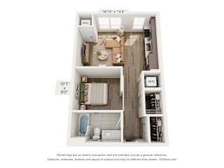 1 bedroom 1 bath at Olivine Apartments, Victoria, Minnesota