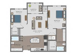 Tesla Floor Plan at The Edison at Avonlea, Minnesota, 55044
