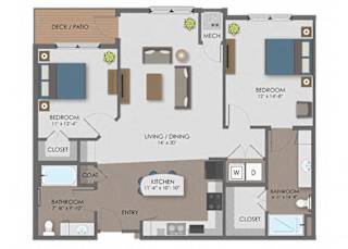 TeslaII Floor Plan at The Edison at Avonlea, Lakeville, MN