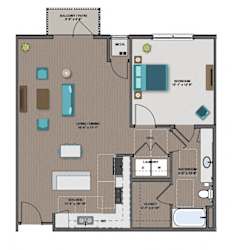 Miles Floor Plan at The Edison at Rice Creek I and II, Shoreview