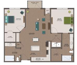 Tesla Floor Plan at The Edison at Spirit, Lakeville, MN 55044