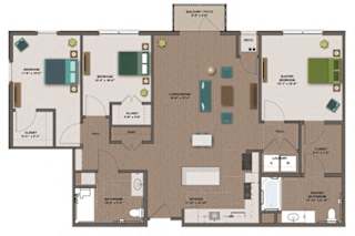 Wright II Floor Plan at The Edison at Spirit, Shoreview