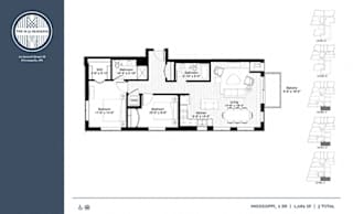 Mississippi Floor Plan at The M on Hennepin, Minneapolis, MN
