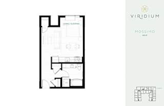 Mossimo Floor Plan at Viridium Apartments, Minneapolis, 55401