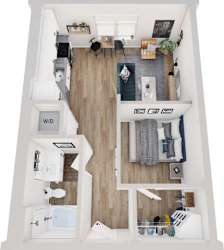 1Bed 1Bath_1 at Lochner Apartments, White Bear Lake, Minnesota