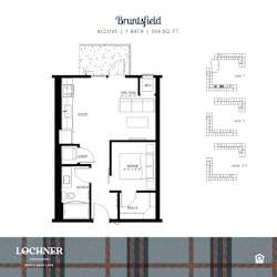 1Bed 1Bath_2 at Lochner Apartments, White Bear Lake