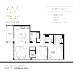 Penthouse D at The Original at West Lake Quarter, Minneapolis, MN, 55416