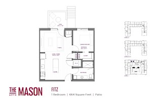 Fitz Floor Plan at The Mason, Minnesota