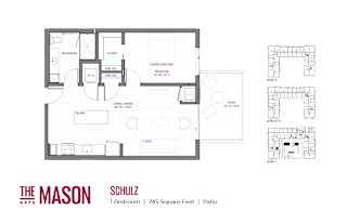 Schulz Floor Plan at The Mason, St. Paul