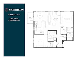 William ACC Floor Plan at The Morrison, Rosemount, 55068