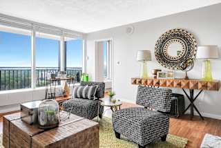 Gorgeous Living Room at The Original at West Lake Quarter, Minneapolis, MN, 55416