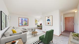 Large Living Area at The Park Apartments, Minneapolis, MN, 55403