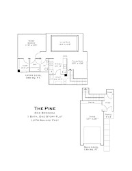 the pine floor plan layout