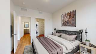 Master Bedroom at Tyler Street Stacks, Minneapolis Minnesota