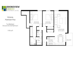 Victoria Platinum Plus Floor Plan at Shoreview Grand, Minnesota