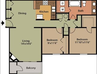 a diagram of a floor plan of a house