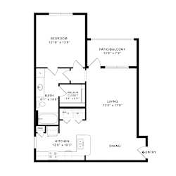 A4 Floor Plan at 901 Rendon, Burleson, 76028