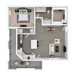A7 Floor Plan at 901 Rendon, Burleson, TX 76028