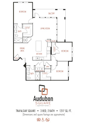 AudubonSquare 3BR 2BA Apartment Home