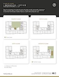 1 bed and 1 bath C at The Pearl, Fort Wayne, Indiana