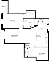 1 bedroom 1 bath G at The Pearl, Fort Wayne, Indiana