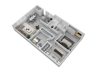 Floor Plan 3 Bedroom 2 Bathroom