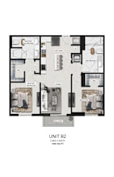the unit 82 unit a floor plan