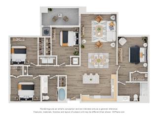 4 bed 2 bath D at Arterra Apartment , Surprise, Arizona